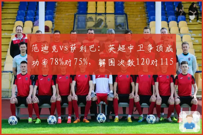 范迪克vs萨利巴:英超中卫争顶成功率78%对75%,解围次数120对115